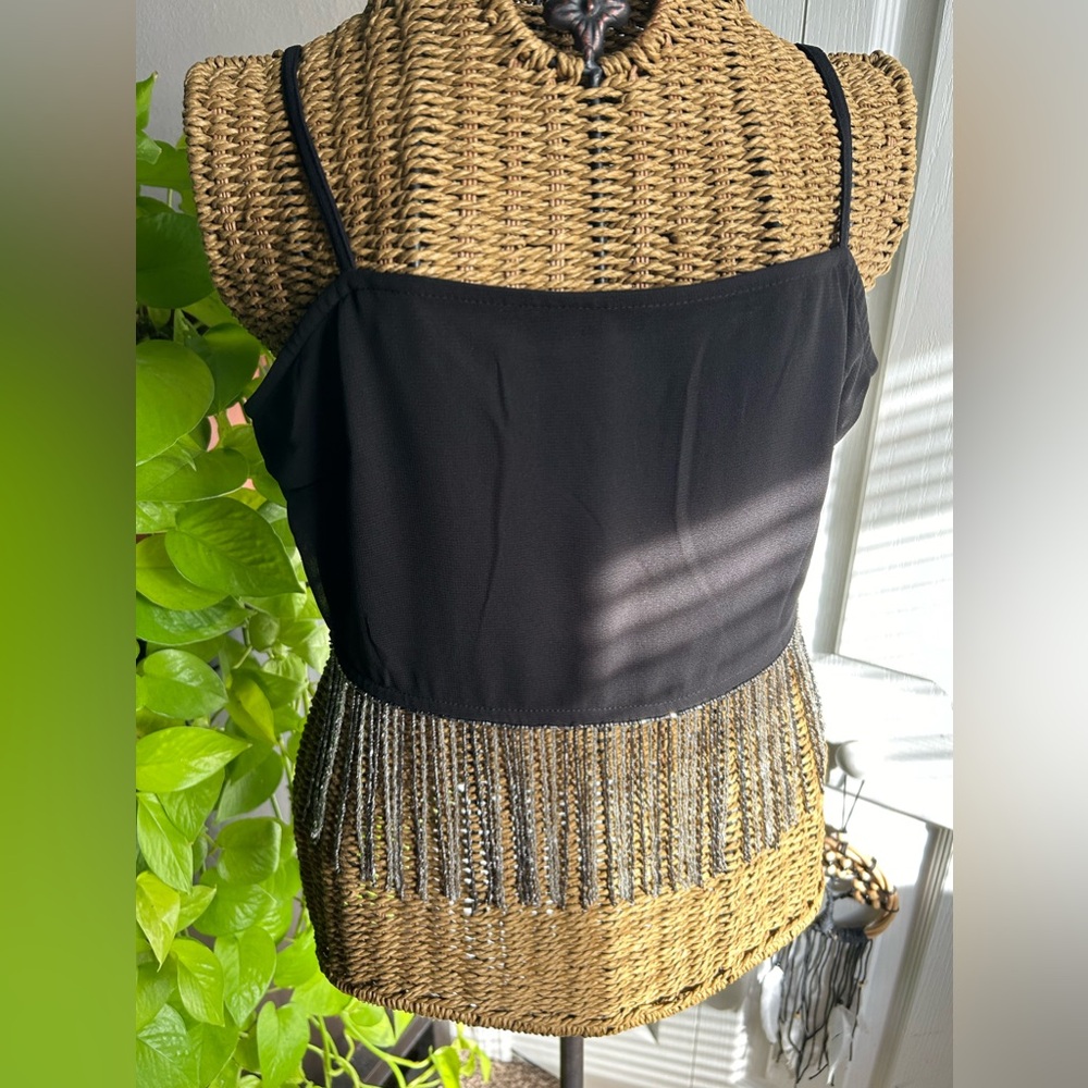 Beaded crop top